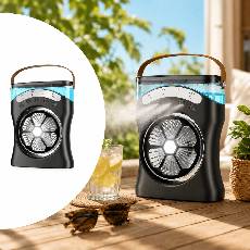Nexxt Mistventilator Led en Usb Oplaadbaar